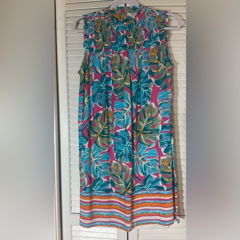 Crown & Ivy Harbor Island Signature Midi Dress, Size M